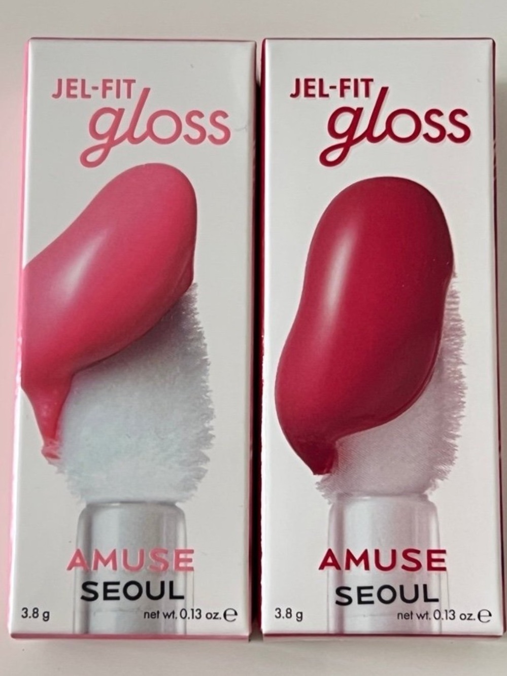 Amuse Jel Fit Gloss Bundle - 06 White Boksoonga, Caffeine Cherry
